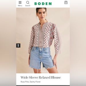Beautiful Boden blouse!